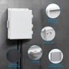 CQENPR Outdoor Waterproof Electrical Junction Box, ABS Water Resistant Enclosure