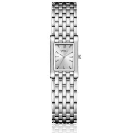 CIVO Ladies Watches for Women Silver: Stainless Steel Waterproof Analog Small Wrist - Square Face