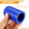 Partuto 1Pc 30mm 1.18" ID Universal Silicone Coolant Cap Intake