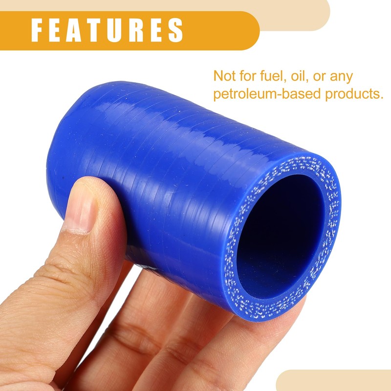 Partuto 1Pc 30mm 1.18" ID Universal Silicone Coolant Cap Intake