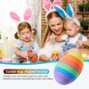 Pack of 4 Easter Egg Erasers, Colourful Erasers for Easter