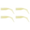 Major Craft Worm Hamao Shad Tail 4" #8 Kiss Glow
