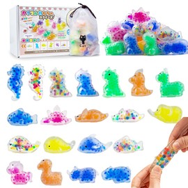 Squeeze Animal Stress Reliever Goods (20 Pieces/14 Types of Animals) Squeeze Set, Water Beads, Children's Favors, Toy, Squeeze, Squishy Animals, Party Bag, Filler, Animals, Water Beads, Cute, Low