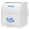 Olebes Bread Box, Metal Bread Box For Kitchen Countertop, Bread
