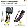 Aftermarket Radio Wiring Adapter Compatible with Hyundai 2008-2012/Kia 2009-2013, 16Pin