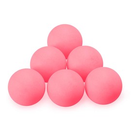 Plain Colour Ping Pong Table Tennis Balls 40mm No Logos Pink (Pack Of 50)