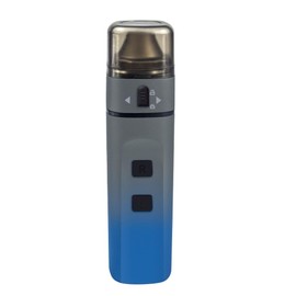 GOSATYUM Portable Electric Herbal Grinder, 1/1.5g Capacity, USB Rechargeable, Aluminum Alloy and Plastic, Gift Box (Gradient blue-gray)