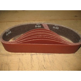 Unbranded/Generic 9 pc. 2 x 28" 120 grit sanding/grindi