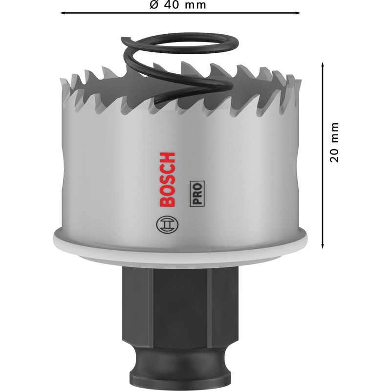 Bosch 1 x Pro Sheet Metal Power Change Plus Hole
