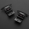 50 Pack 25 Pair Black Cabinet Hinges - 3/8 inch