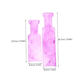 Vaguelly Hair Dyeing Board Marble Pattern Hair Coloring Kit Highlight Kit Stylist Tools Compact Portable