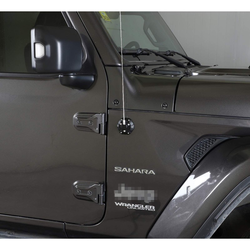 Voodonala Cubierta de base de antena de radio Jeep para