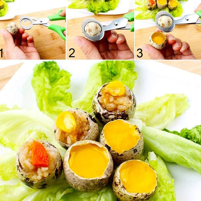 2 Pieces Quail Egg Scissors, Stainless Steel Quail Egg Scissors,
