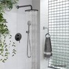 gotonovo Rain Shower System with 10 Inch Round Showerhead and