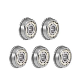 sourcing map F623 F624 F626 F627 F628 Chrome Steel Bearing F625ZZ (5 Quantity)