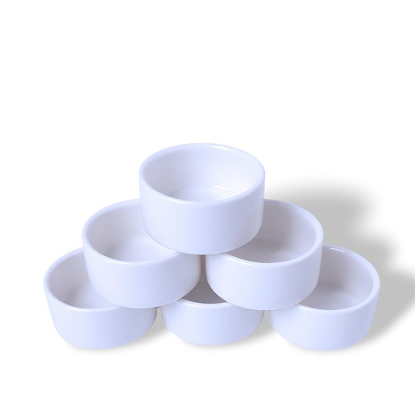 6 Pcs Spider Micro Ceramic Water Bowl, Mini Pet Dish