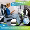 Foot Hammock for Plane Travel, No Collapse Thickened Bamboo Airplane