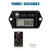 Runleader Digital Maintenance Hours Tachometer Waterproof Design for Lawnmower, Generator,