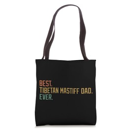 Best Tibetan Mastiff Dad Ever Dog Breed Father's Day Canine Tote Bag