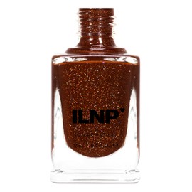 ILNP Spiced Cider - Warm Rustic Brown Holographic Jelly Nail Polish