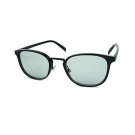 Sunglasses, Men's, Women's, Brand Clear, Smoke, Blue, Brown, Gray, Lens, Black, Frame, Stylish, UV Protection, Sunglasses Case, 7JEWELRY Wellington Sunglasses, black/light grey