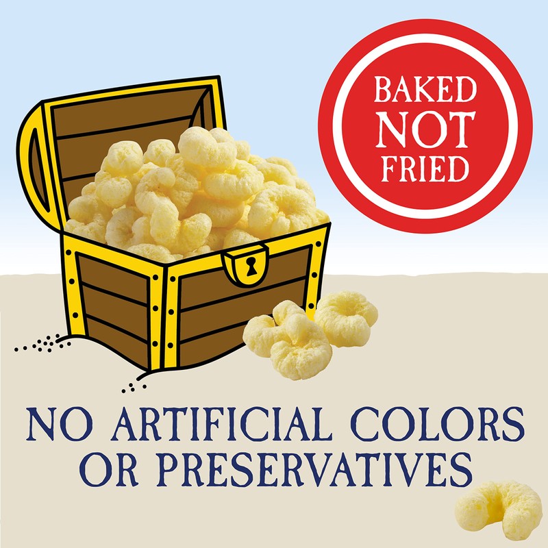 Pirate's Booty Aged White Cheddar and Cheddar Blast Cheese Puffs