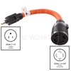 AC WORKS 1 ft. 15 Amp Household Plug to L14-30