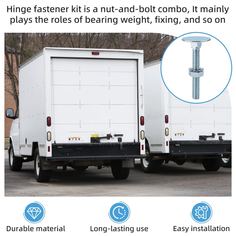 2" Elevator Bolt & Nut Kit (10 Pcs) Compatible with