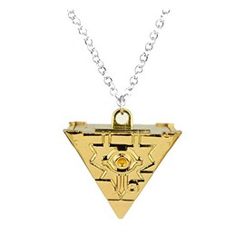 OfficialOtaku Yugi Millennium Puzzle Pyramid Cosplay Pendant Chain Necklace
