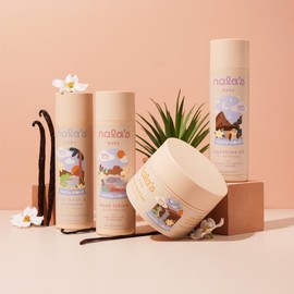 Nala's Baby Body Wash & Shampoo Vanilla Cloud | Allergen-Free Sweet Vanilla Fragrance | 99% Natural | Dermatologically-tested and Paediatrician-approved | Tear-Free | Vegan | 200ml | Nalas Baby