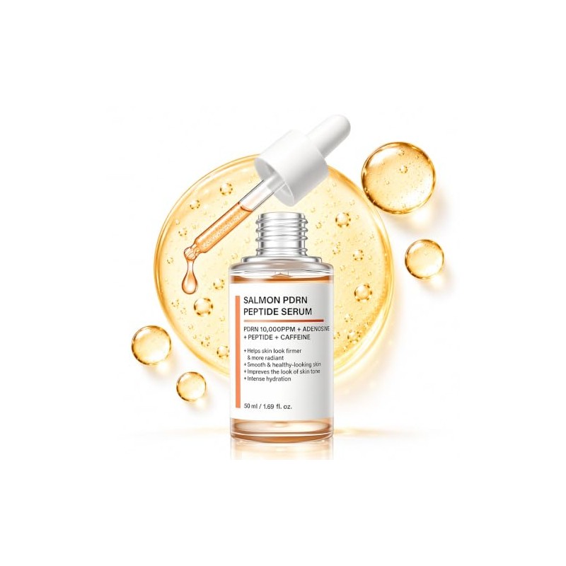 LUSCOR - Sérum Facial Salmón PDRN Peptide,Reducir las líneas finas