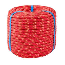 1/2 Inch 200ft Double Braided Polyester Arborist Rope, Heavy Duty Nylon Rope for Anchor, Tree Work, Cargo, Pulling, Sailing(Red)