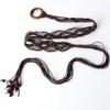 BAOKELAN Boho Woven Belts for Women Rope Braid Waist Belt