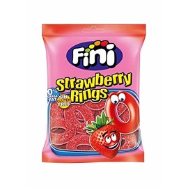 Fini - Sour Strawberry Rings 75 g (Pack of 12) - Halal