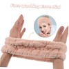 Healvian Solid Headband for Face Washing Makeup Headband Furry Fleece