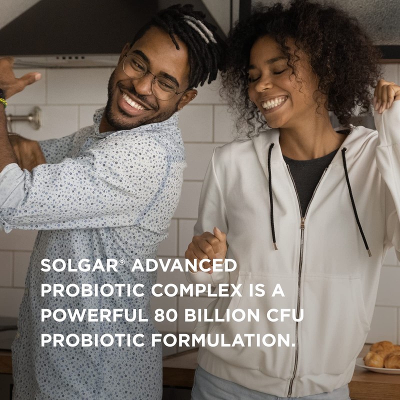 Solgar Advanced Probiotic Complex, 30 Vegetable Capsules - 80 Billion