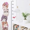 Cat Growth Record Height Chart Wall Decal Sticker Height 10ea