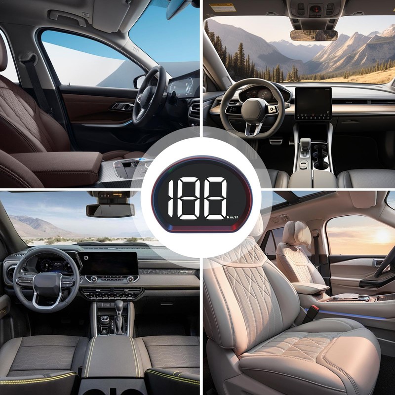 Mph Speedometer for Car - Clear Car Heads up Display