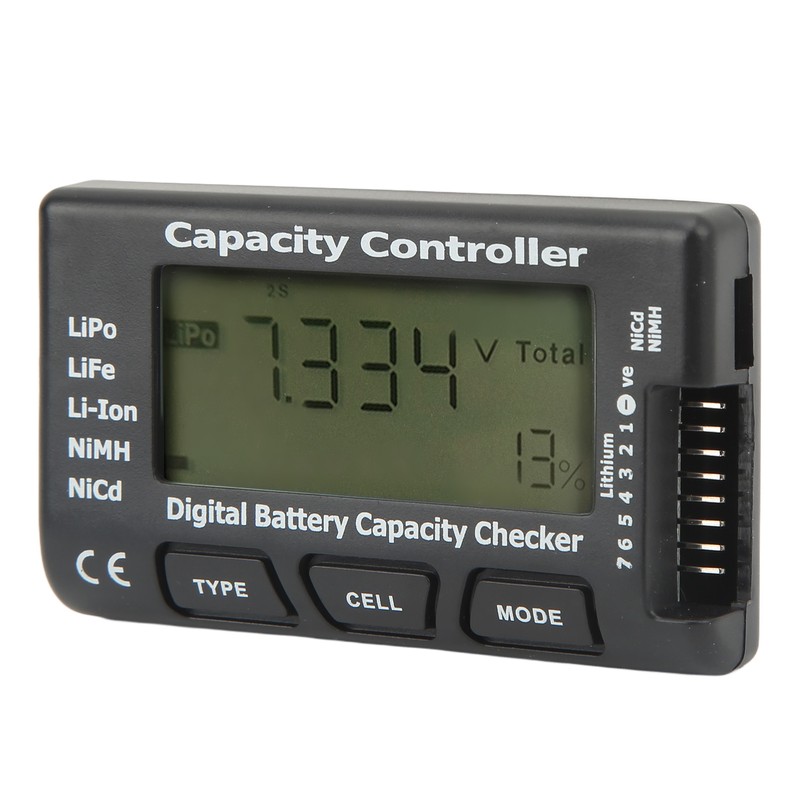 Battery Capacity Controller Voltage Tester Digital Display Meter Gauge for