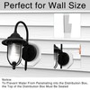 Qishiyi Vinyl Siding Mounting Blocks Kit,Siding Mounting Block with Built-in
