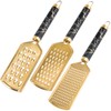 Professional Cheese Grater, Gold Stainless Steel Cheese Grater Handheld, Grater