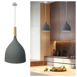 Nordic Style Pendants Light Modern Decorative Lighting Fixture Chandelier Restaurant Wood Hanging Lighting E27 LED Loft Hang Lamp