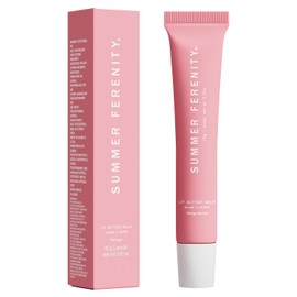 Summer Tinted Lip Butter Balm - Conditioning Lip Mask,Ultra-Hydrating,Instant Moisture, Shine,Hydration - Sheer-Tinted,Soothing Lip Care - Pink Sugar (0.5 Oz)