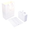 Pack-2 White Gift Boxes with Magnetic Lid and Ribbon for