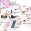 10 PCS Nail Forms Aluminum Nail Art Forms Tips Reusable