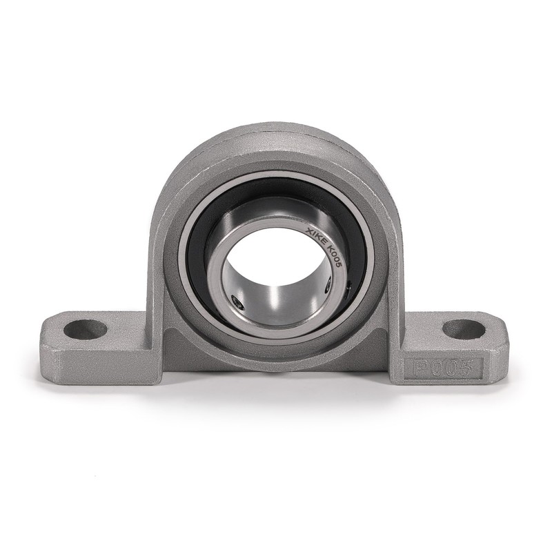 XiKe 4pcs KP005 Bore 25mm Zinc Alloy Pillow Block Bearing