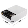 WestonBoxes A6 Plastic Craft Storage Boxes for Art Supplies, Paper