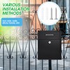 Yaocom Locking Mailbox with Key Lock Outdoor Large Wall Mount