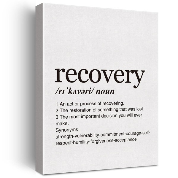 Recovery Definition Print Canvas Wall Art Home Office Decor Modern