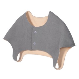 Baluue Warm Winter Shoulder Support Protector for Women Breathable Detachable Collar Lightweight Durable Design for Elderly and Postpartum Care Deep Grey